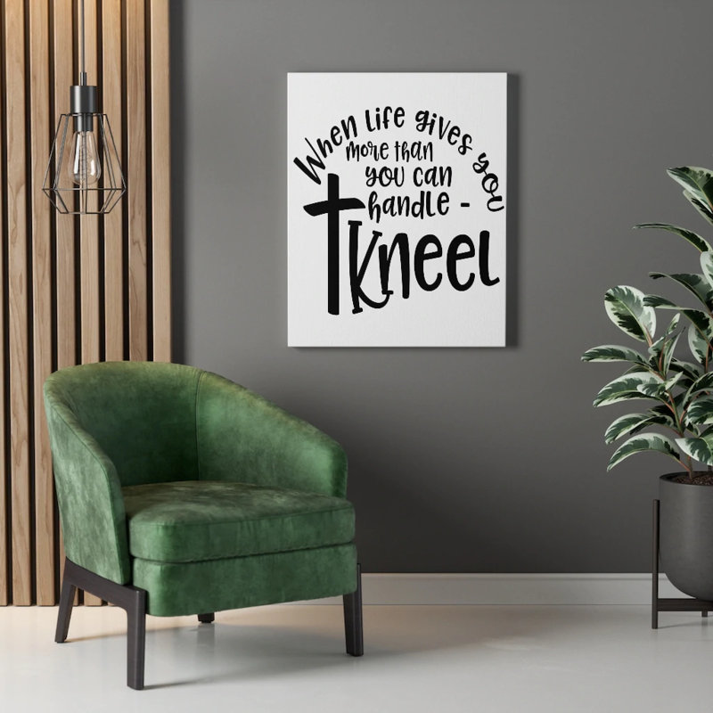 When Life Gives - Wrapped Canvas Print, 61cm H x 46cm W