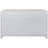 Storage Bench With Removable Basket And 2 Drawers, Fully Assembled Shoe Bench With Removable Cushion (White)