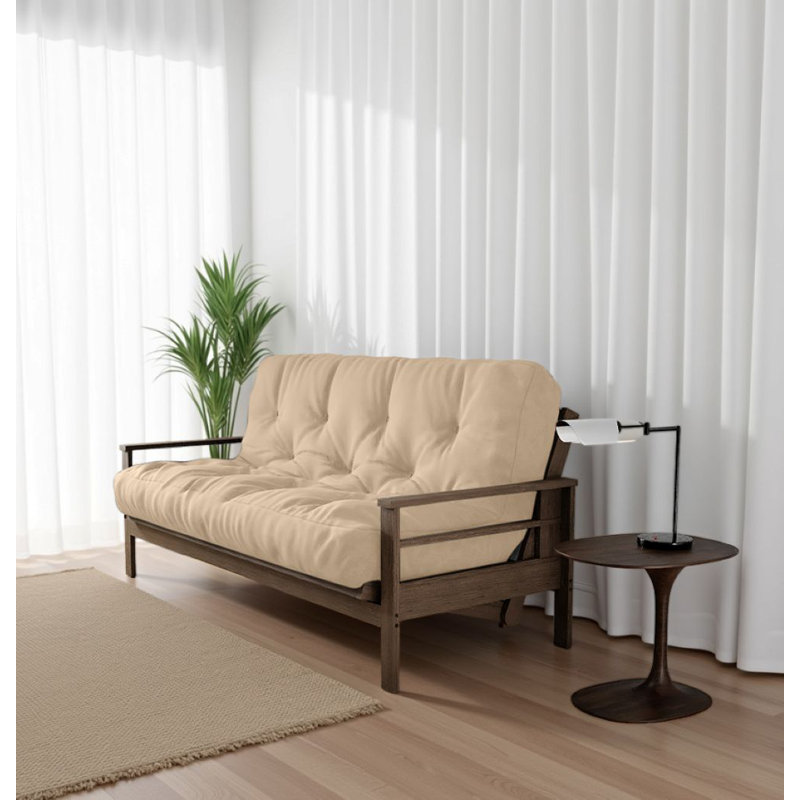Matelas en mousse viscoélastique Hooppole Premium - Certifié CertiPUR-US, sans cadre, 8', Double, Beige