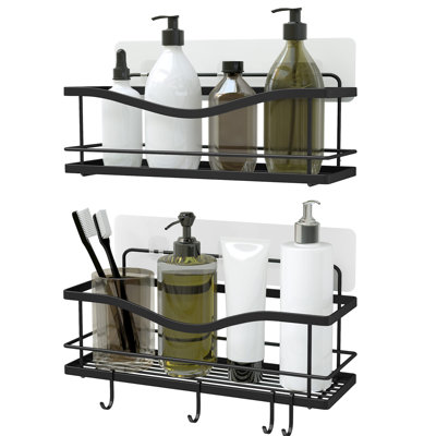 Norvell Adhesive Stainless Steel Shower Caddy