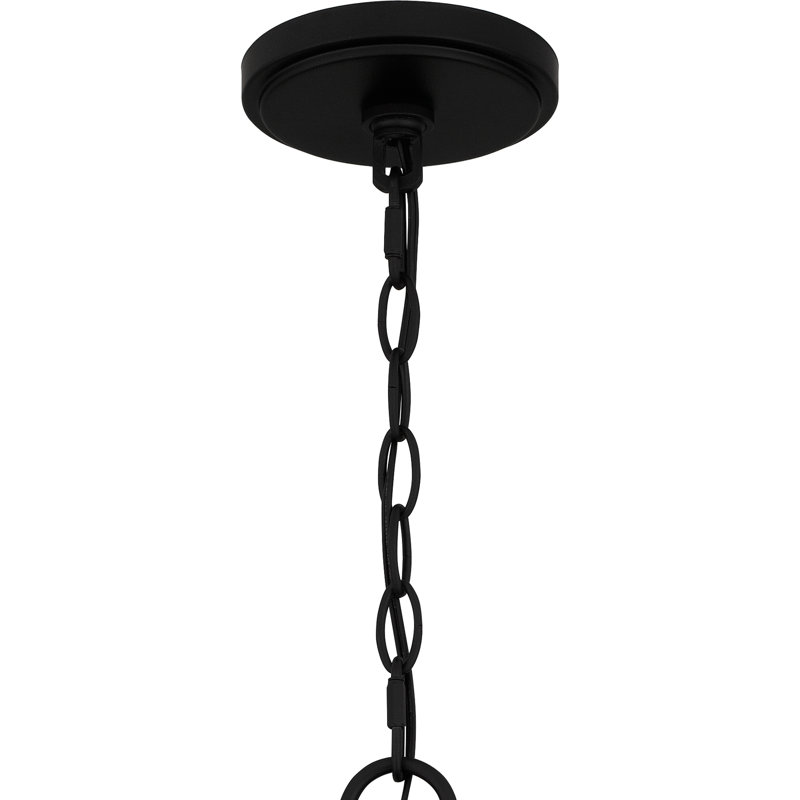 Tigard 5 - Light Dimmable Wagon Wheel Chandelier