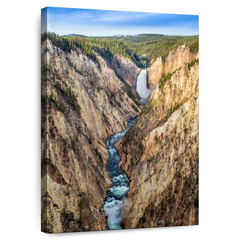 Alvord Yellowstone River Grand Canyon, H 39 po x l 26 po