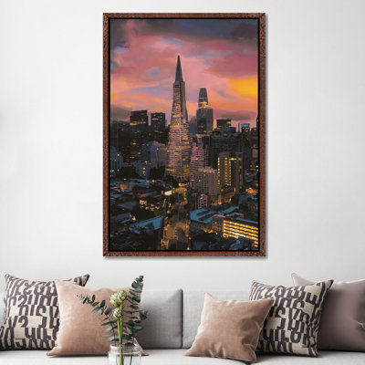 Transamerica Pyramid 1 Piece Wall Art on Canvas