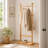  Modern Rubber Wood Garment Rack for Small Space Storage