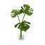 Fausse plante Philodendron 23 po Centerview dans un vase en verre-1602644069