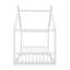 Lit de maison d'inspiration Montessori pour enfants, base de lit à profil bas avec tête et pied de lit-1269703203