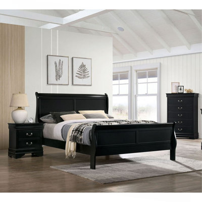 Lit Louis Phillipe lit en bois massif 1pièce lit de style contemporain