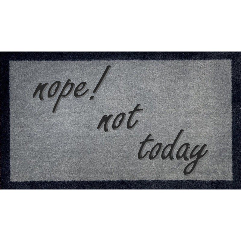 Shrout Non-Slip Indoor Doormat