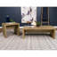 Ensemble de table basse et de table de bout 2 pièces Brianna Mango