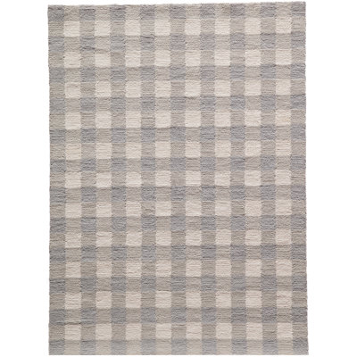 Zager Hand Hooked Plaid Indoor Rug
