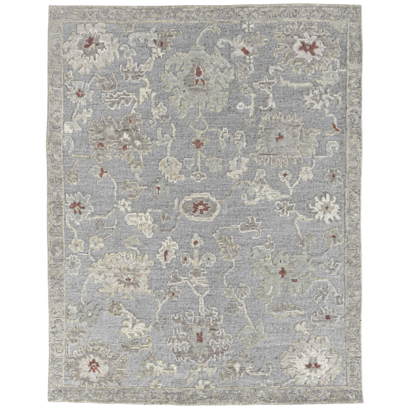Tapis noué à la main Sophia Claudette - Earl Grey - 9 pi x 12 pi, 9 pi x 12 pi