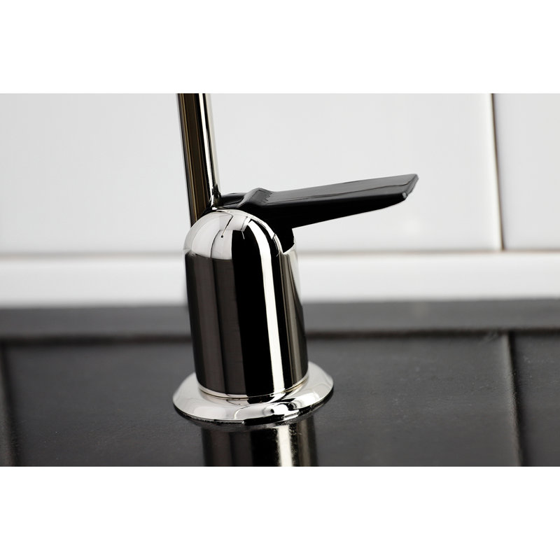 Kingston Brass Americana Single-Handle 1-Hole Deck Mount Water Filtration Faucet, Polished Nickel