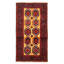 Tapis décoratif en laine de conception unique noué à la main New Age 3 pi 2 po x 6 pi 1 po Bilbe