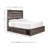 Drystan Slat Headboard Design Bed with Drawers-108316423