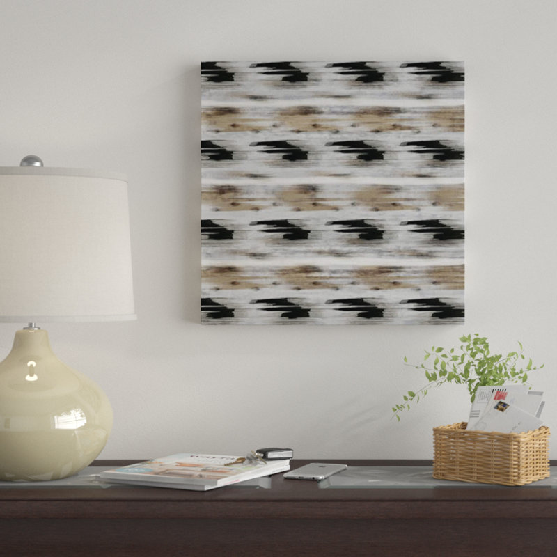 « grey tribal ii », reproduction d’impression sur toile, H 48 po x l 48 po x P 1,5 po, Toile tendue, Pas de tapis