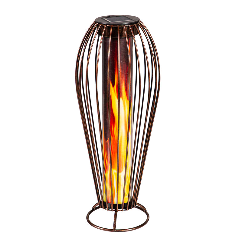 15.94'' Solar Powered Integrated LED Outdoor Floor Lamp