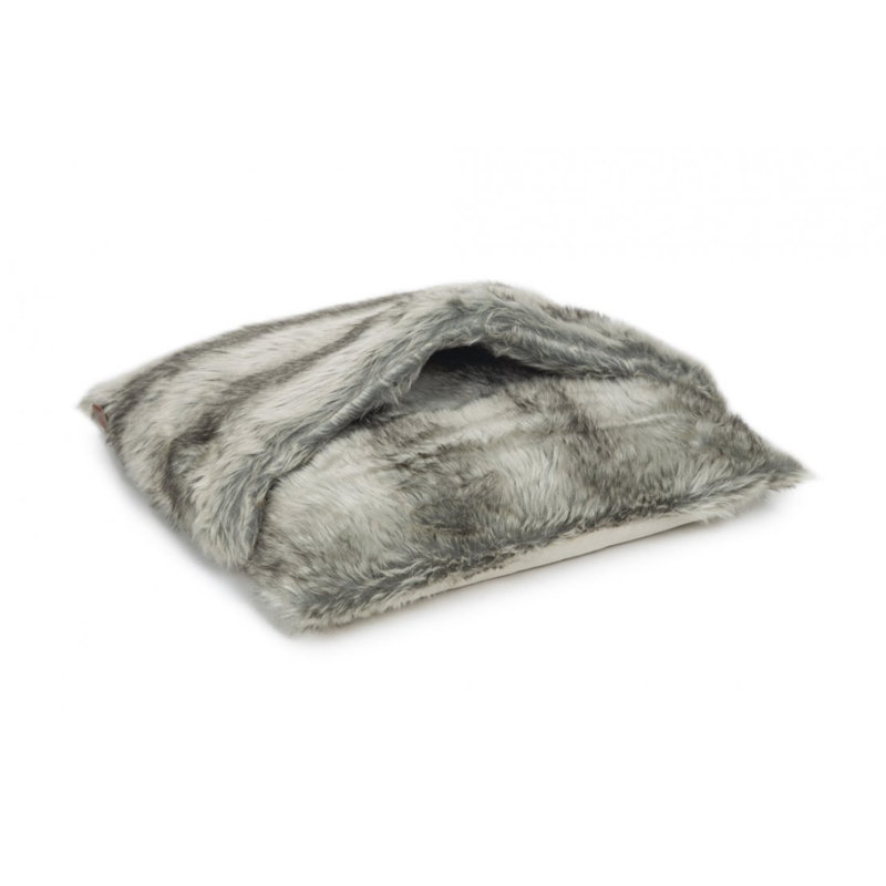 Dover Plush Pet Bed, Grey