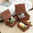Set Of 3 Woven Storage Basket Box With Lid & Lock, Built-In Carry Handles, Multifunctional Storage Organiser For Nursery, Baby, Clothes, Toys, Books, Large/Medium/Small Size (Natural)