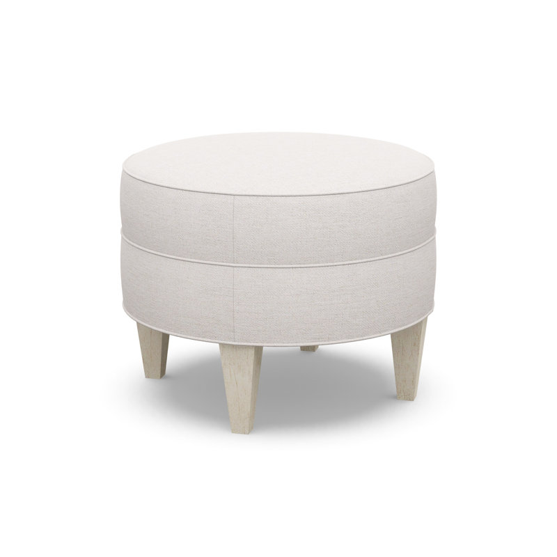 Round Ottoman, 9637-49, Sandstone