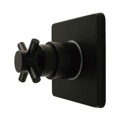 Kingston Brass Concord Single-Handle Wall Mount Six-Way Diverter Valve with Trim Kit