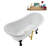 59" Streamline Clawfoot Tub,Tray,Drain, Clawfeet-101628974-102220277