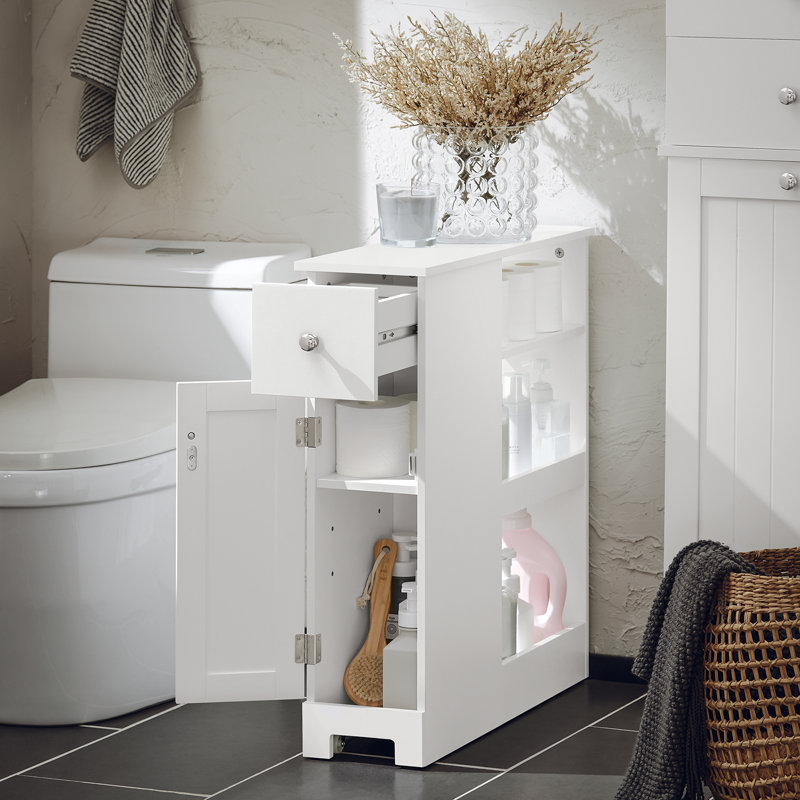 Magavern Bathroom Cabinet, White