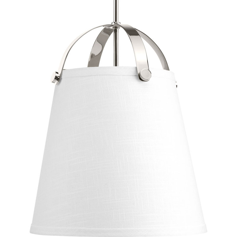 Queenie 2 - Light Single Pendant, Polished Nickel