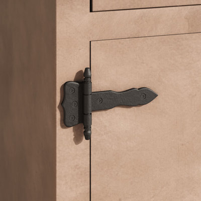 6" H x 2" W Strap Door Hinges