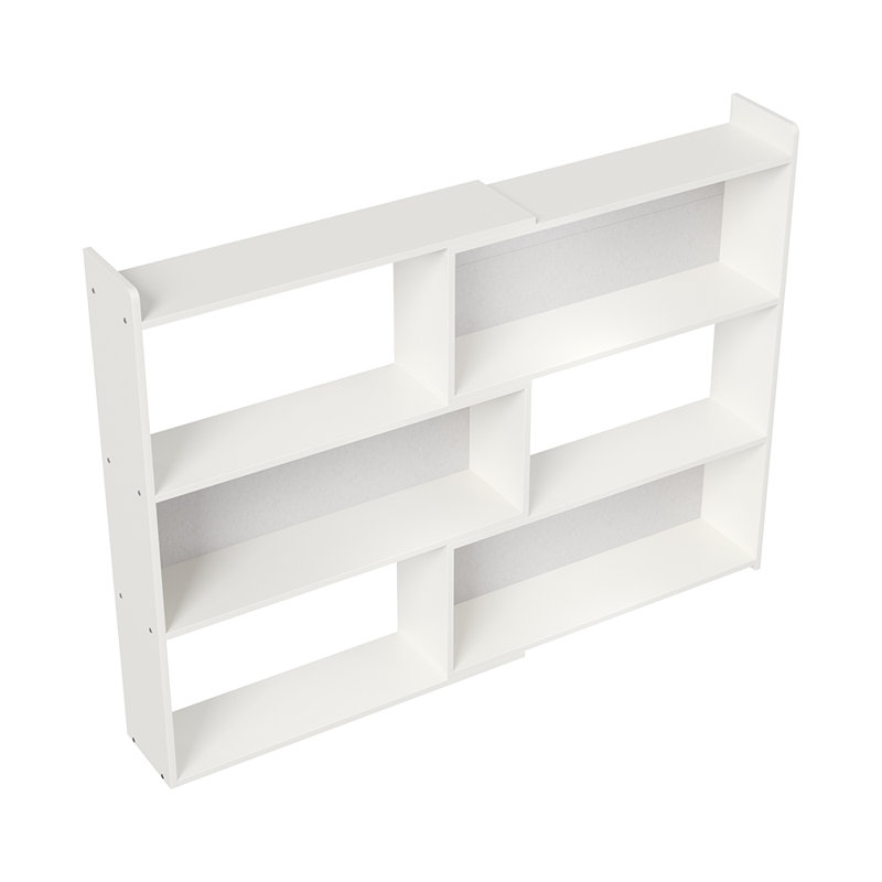 Bookcase, (3 Shelves) 80cm H x 110cm W x 30cm D, White