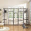 Fosca l 104 po x H 72 po Grand extérieur Catio - parc fermé-1168764427