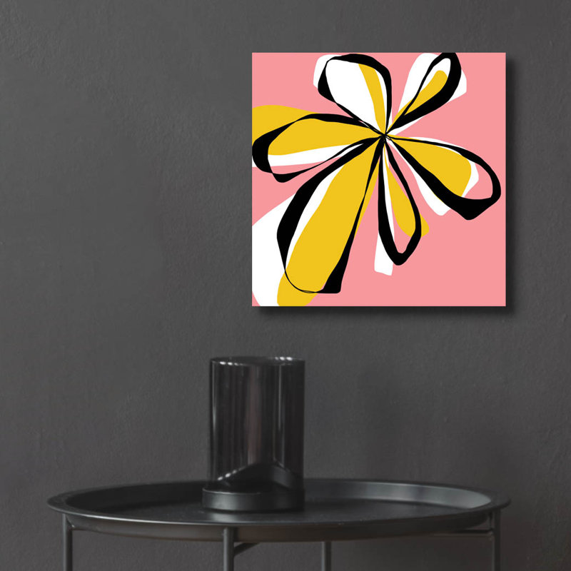 «Oh So Pretty Pink» par Jan Weiss, H 12 po x l 12 po x P 0,13 po