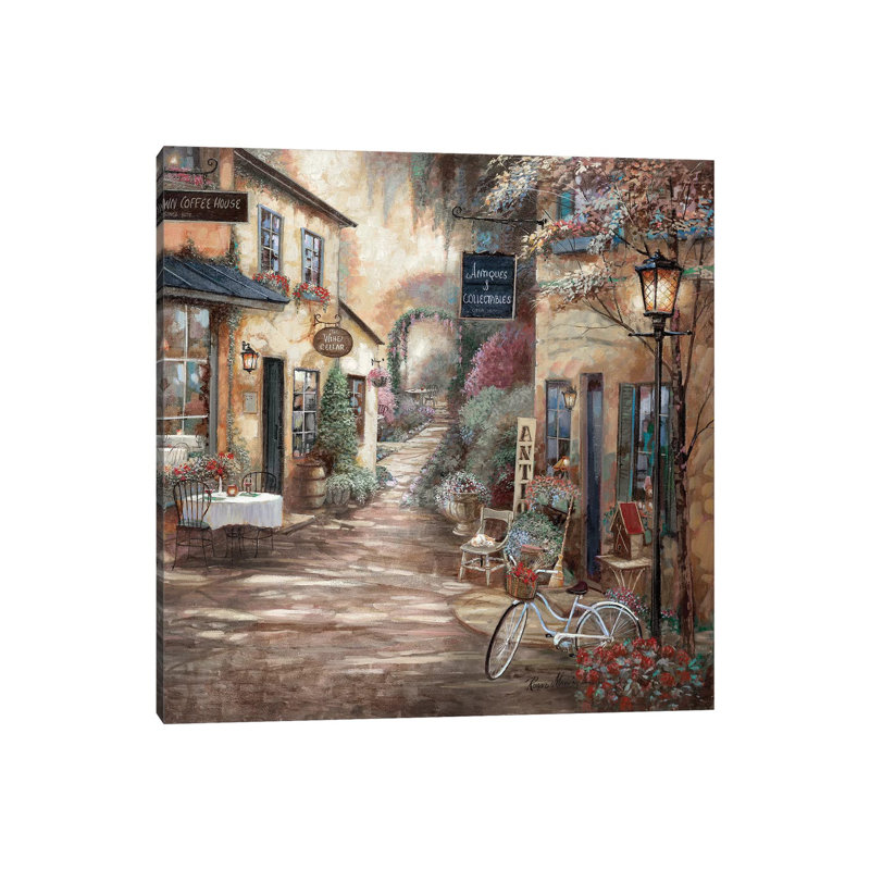 «Market Garden» par Ruane Manning - reproduction d'art, H 18 po x l 18 po x 1,5 po, Toile tendue, Aucun mat