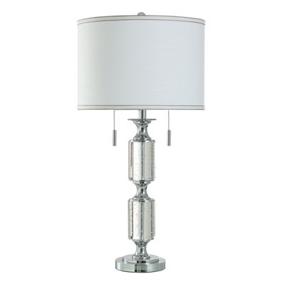 Crystal - Crystal Table Lamp - White Shade
