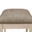 Banc 1 pièce à hauteur standard - Finition gris craie, siège rembourré, pour salle à manger et chambre à coucher, structure en bois-197907754-197907753