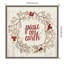 «Rustic Christmas Wreath V» par Grace Popp, reproduction d'art graphique sur toile