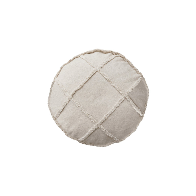 Tic-Tac-Toe Round Pouf