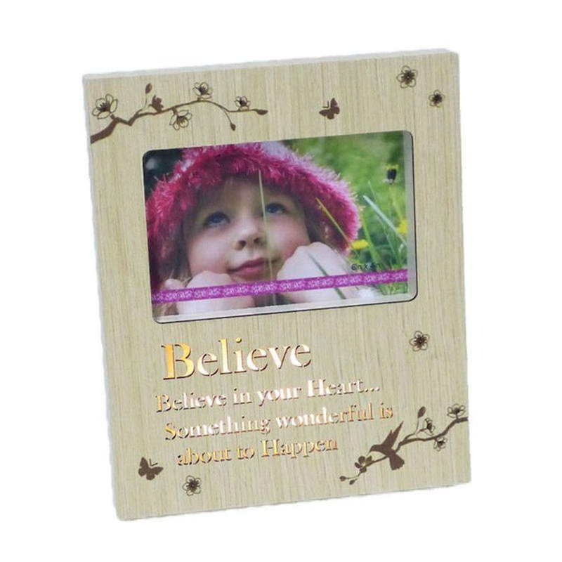 Beige Wood Matte Picture Frame