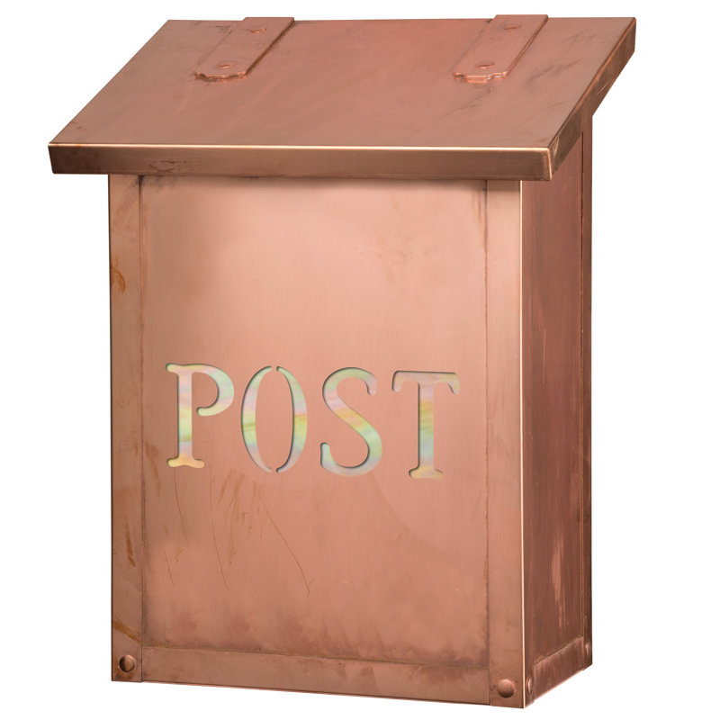 Boîte aux lettres murale classic, Or irisé, Vieux sou