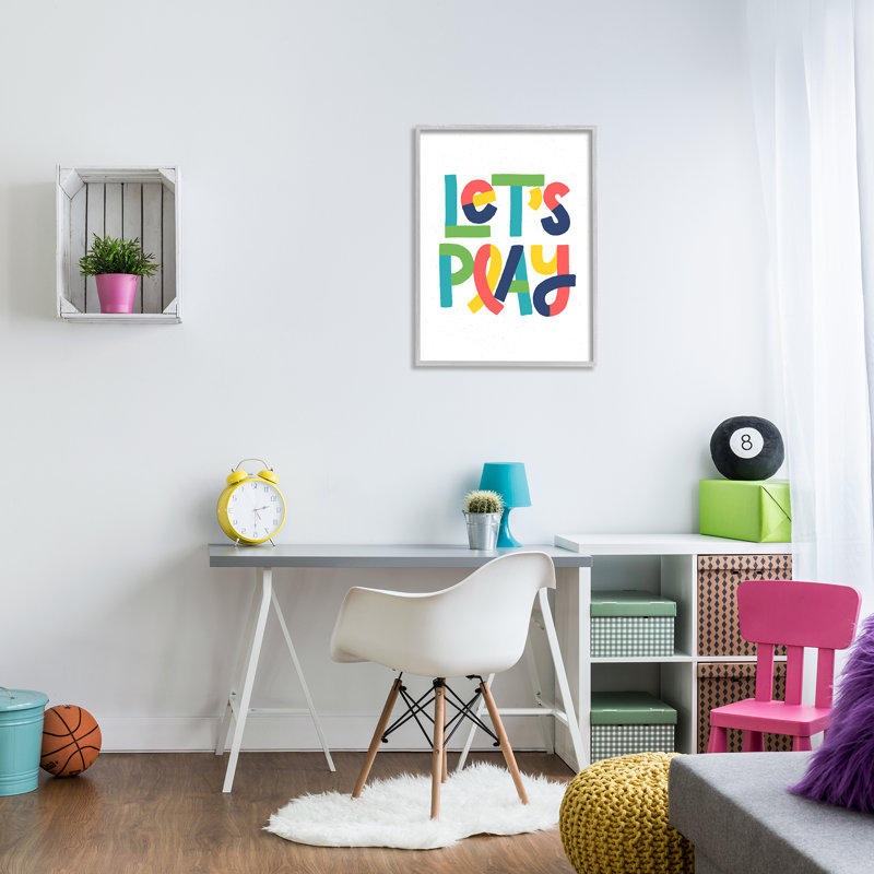 Let Play Motivational, Estampe numérique Farmhouse, H 30 po x l 24 po
