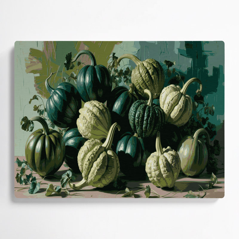 Légumes, art mural vert Chayote en métal, H 16 po x l 20 po