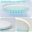 Plafonnier encastré avec veilleuse, luminaire de 36 W avec télécommande, CCT complet et luminosité réglable, plafonnier à DEL de 18 pouces pour la cuisine, le bureau et la chambre d'enfant-100209576-100209577