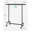 Gwenno 150cm Rolling Clothing Rack-414135073