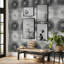 Papier peint autocollant grand cercle Harry & Grace