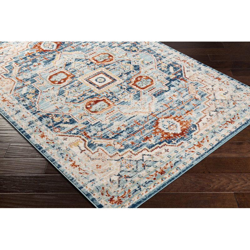 Aldusa Oriental Indoor Rug, Rectangle 5'3" x 7'