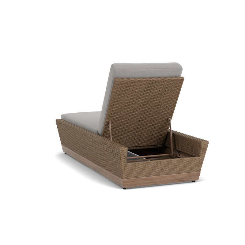 Charisma Outdoor Chaise Lounge, Remy Shadow