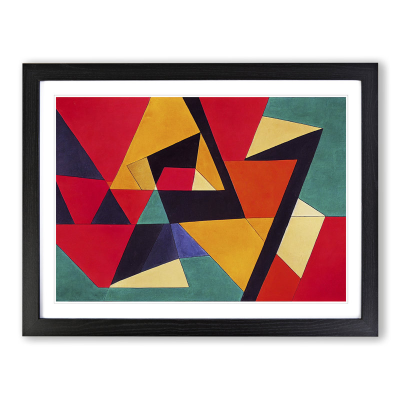 Unforgettable Abstract Art - Framed Print, Black, 25cm H x 34cm W x 2cm D