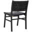 Chaise d'appoint en cuir Alston-1281083733