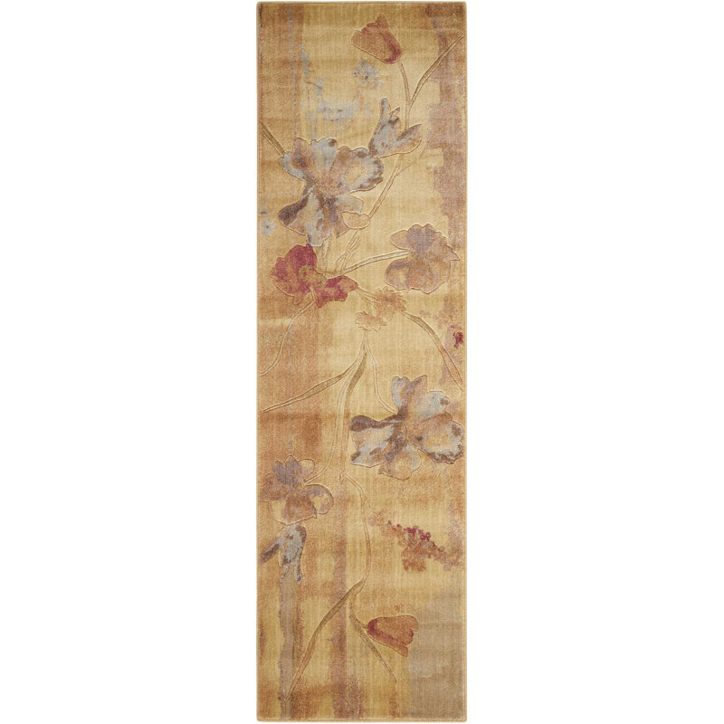 Floral Indoor Rug, Runner 2'3" x 8'