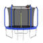 Trampoline 8 pi avec panier de basketball
