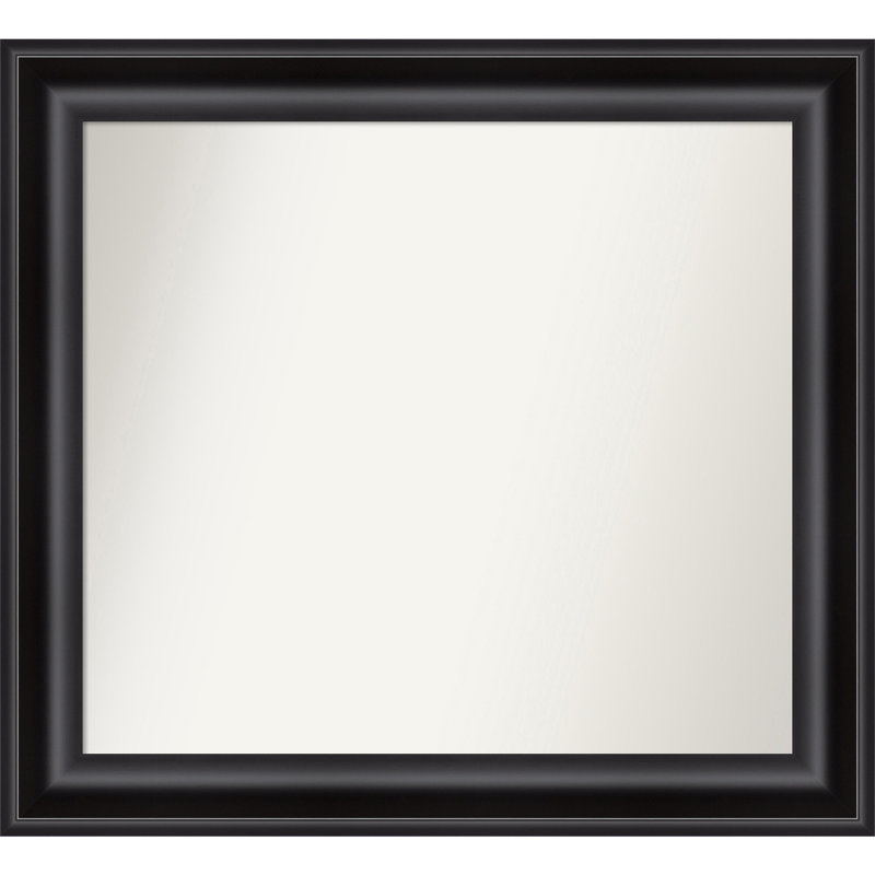 Miroir d'appoint mural en plastique Churchton, 30,75 po x 33,75 po